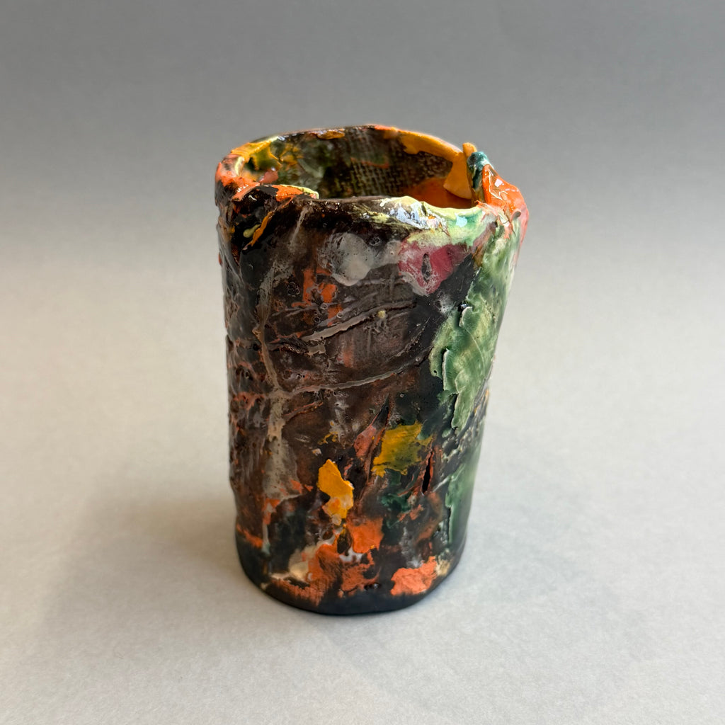 Ceramic Pot - Moorland - Tall Tealight #A