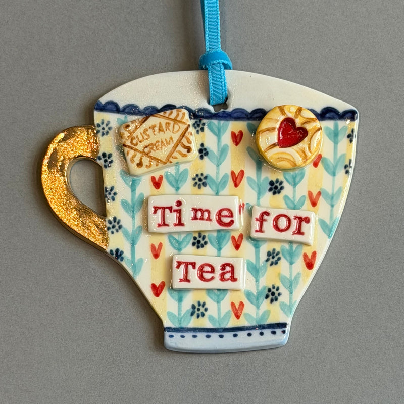 Porcelain Hanging Tea Cup