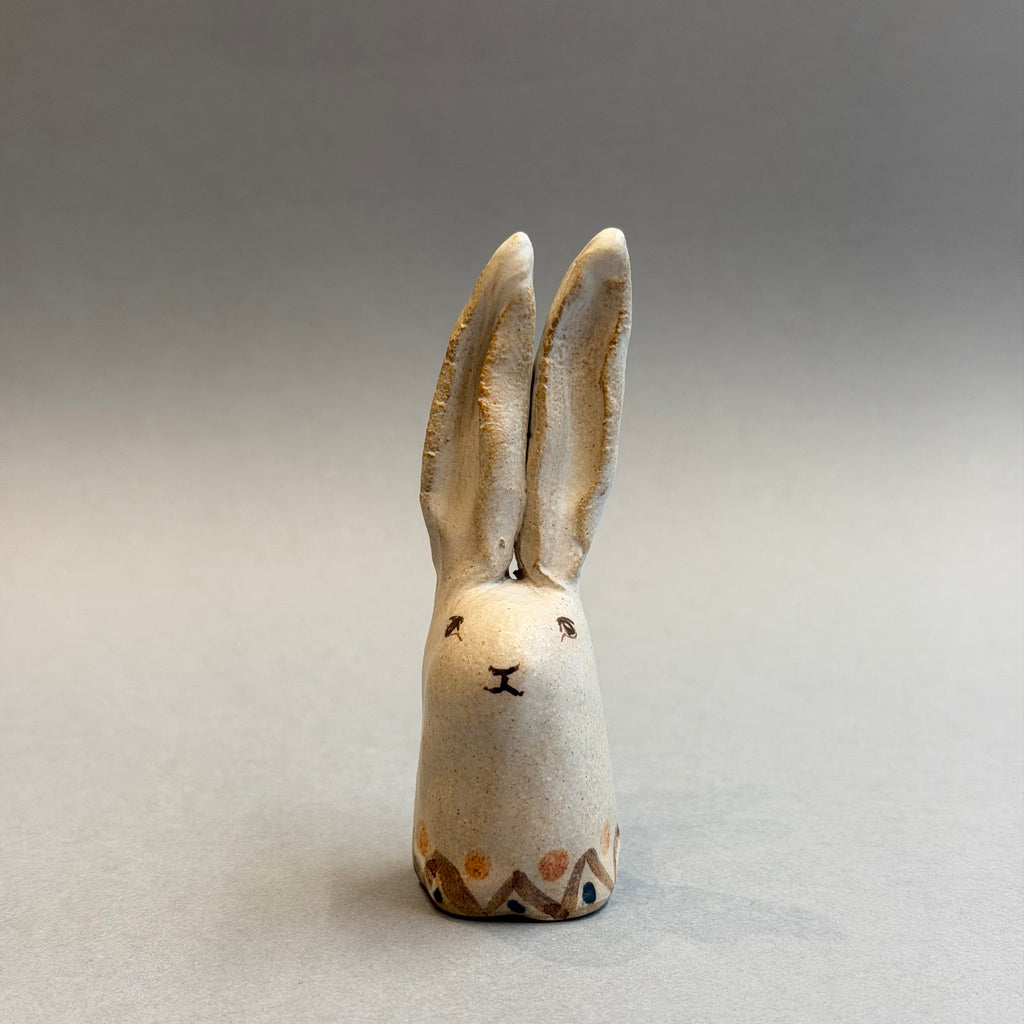 Stoneware Rabbit Head #D