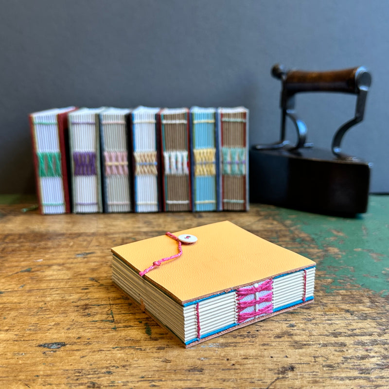 Exposed Spine Notebook [Tiny] - Peach