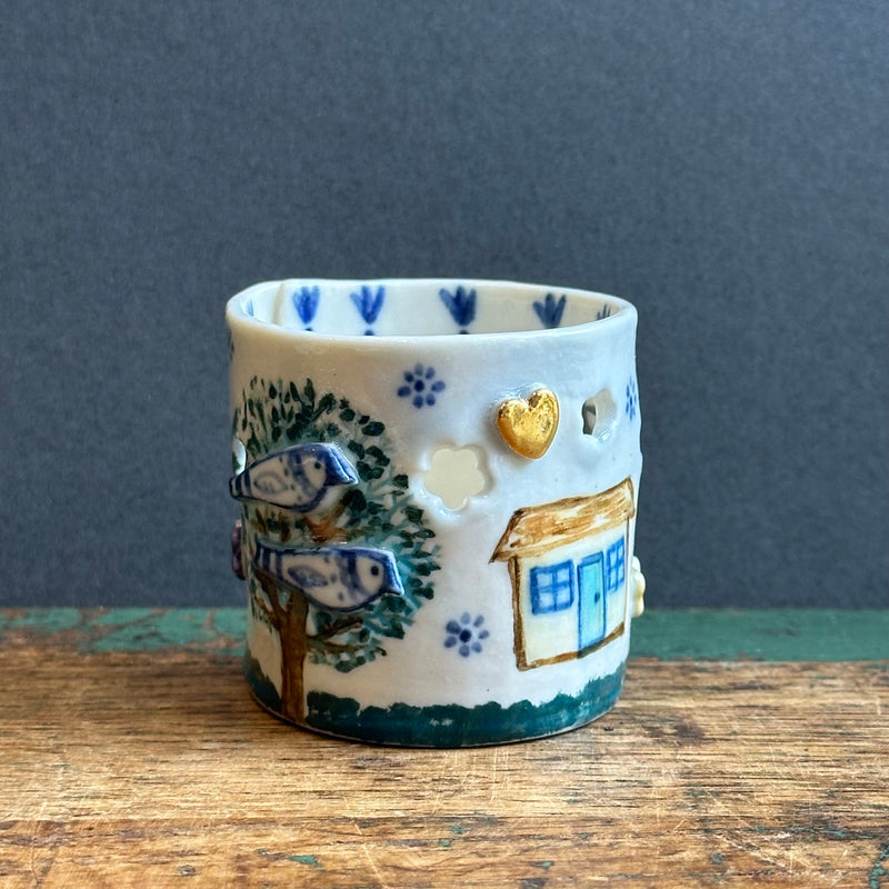Tea Light Holder #F