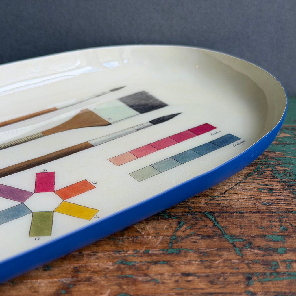 Enamel Tray - Oval - The Art of Colouring
