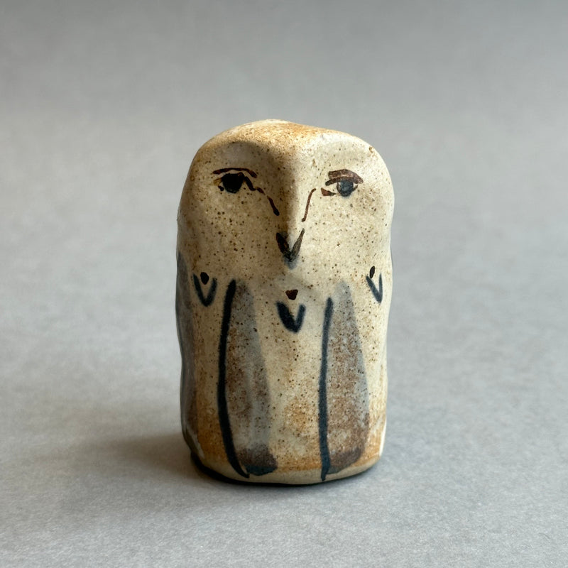 Stoneware Owl [small] #F