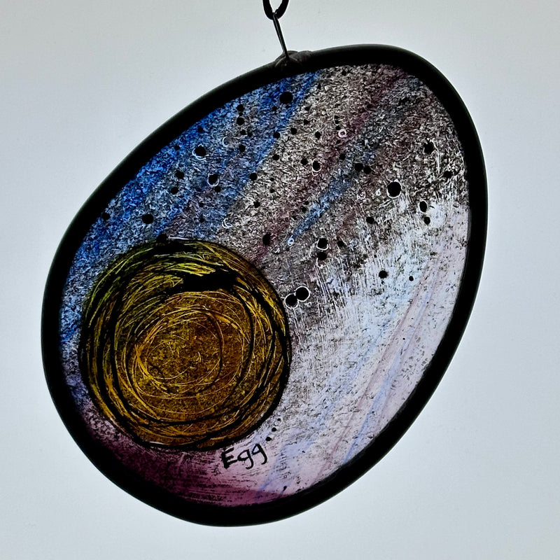 Stained Glass ‘Egg’ #C