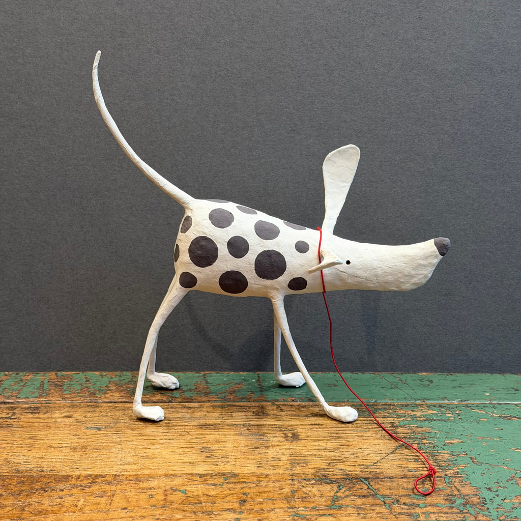 Paper Mache Sculpture ‘Pickle the Dog’