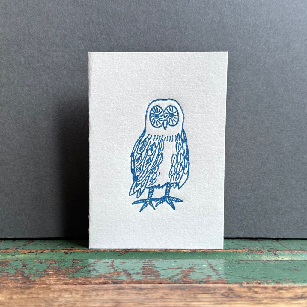 Embossed G/Card - Owl