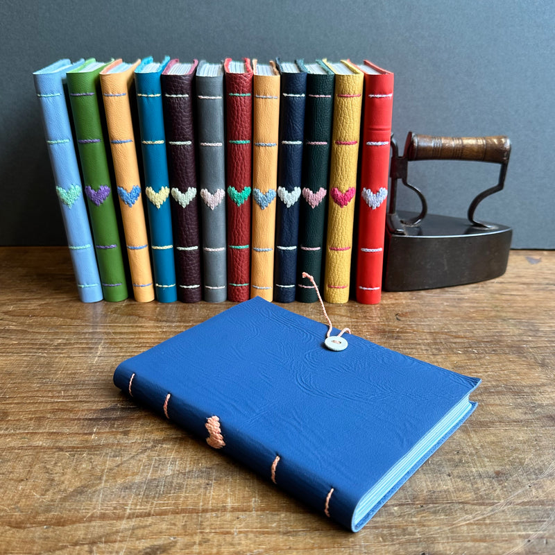 Darned Heart Notebook [Medium] - Cobalt