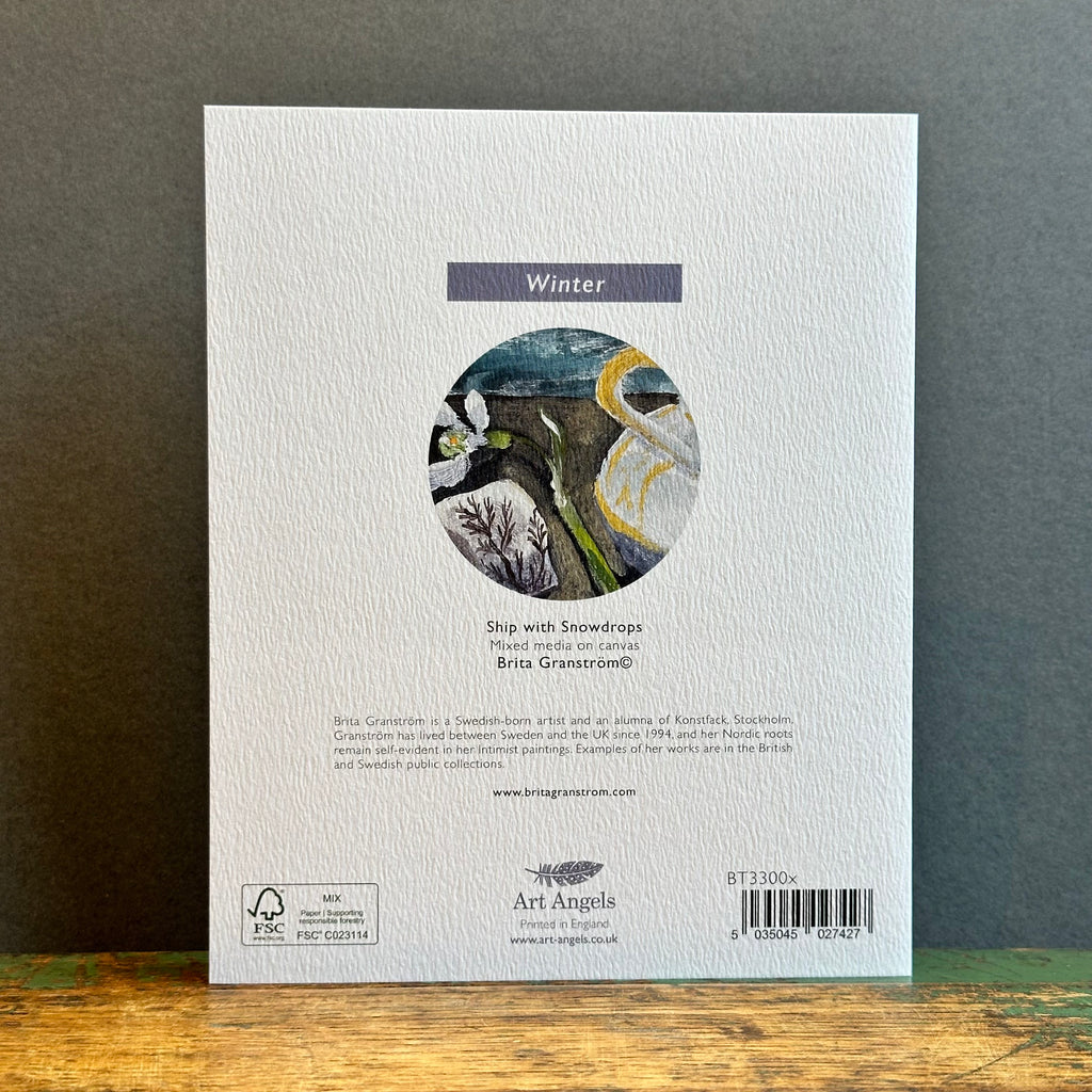 G/Card - Brita Granstrom - Ships with Snowdrops