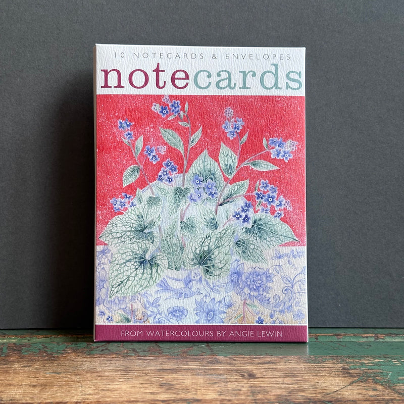 Notecards - Angie Lewin - Brunnera/Hellebore