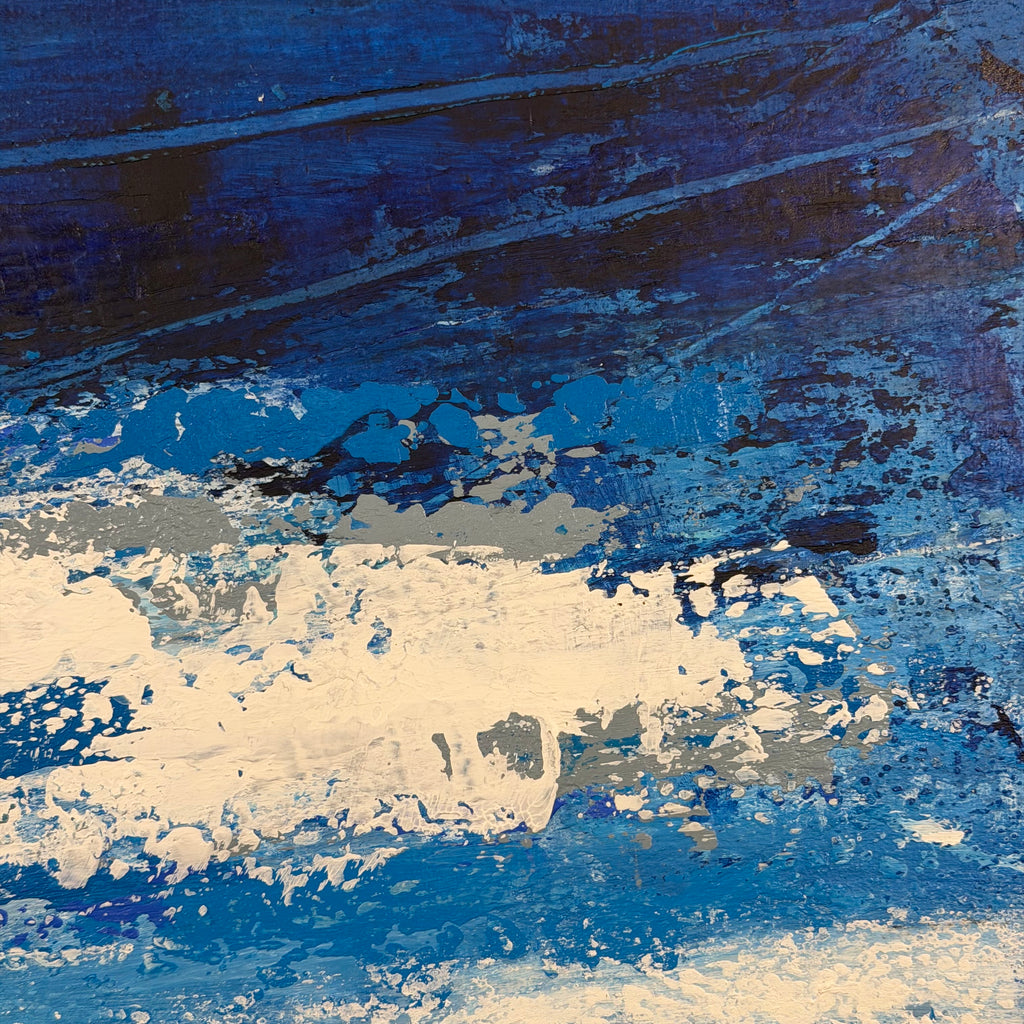 Painting 67.5 x 88cm - Framed - White Lane, Oakworth