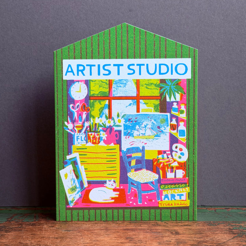 Die Cut Card - Artist Studio