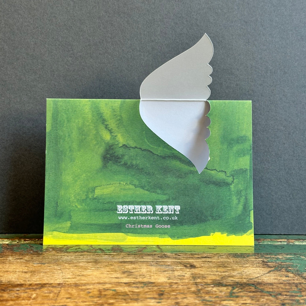 Cut Out G/Card - Ester Kent - Christmas Goose