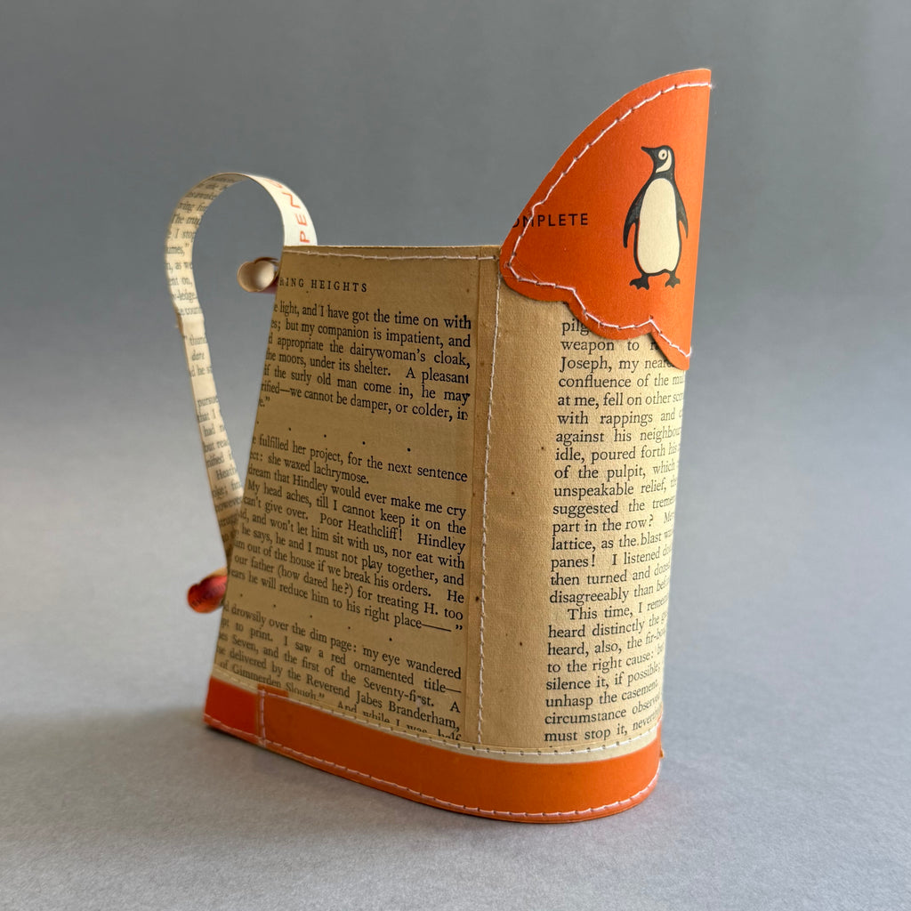 Paper Jug - Medium - Penguin Orange - Wuthering Heights