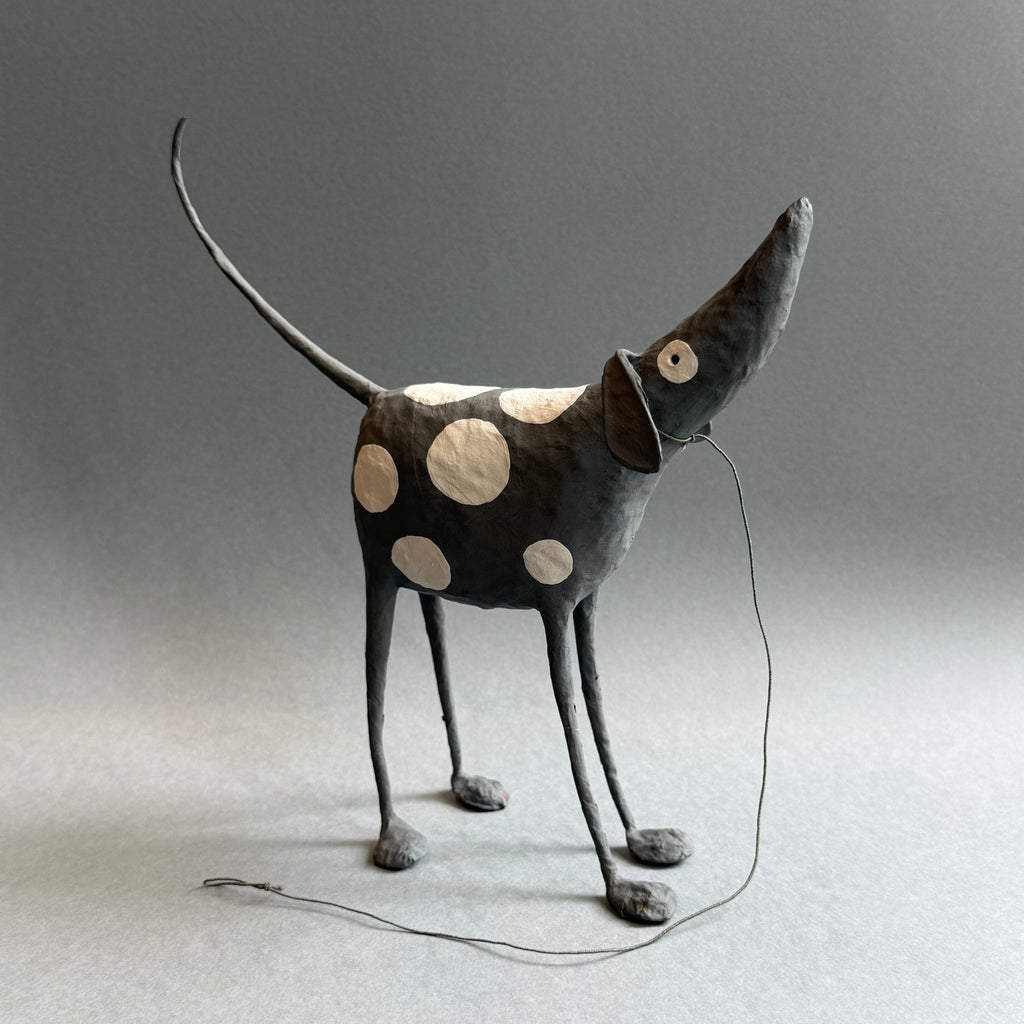 Paper Mache Sculpture ‘Herb the Dog’