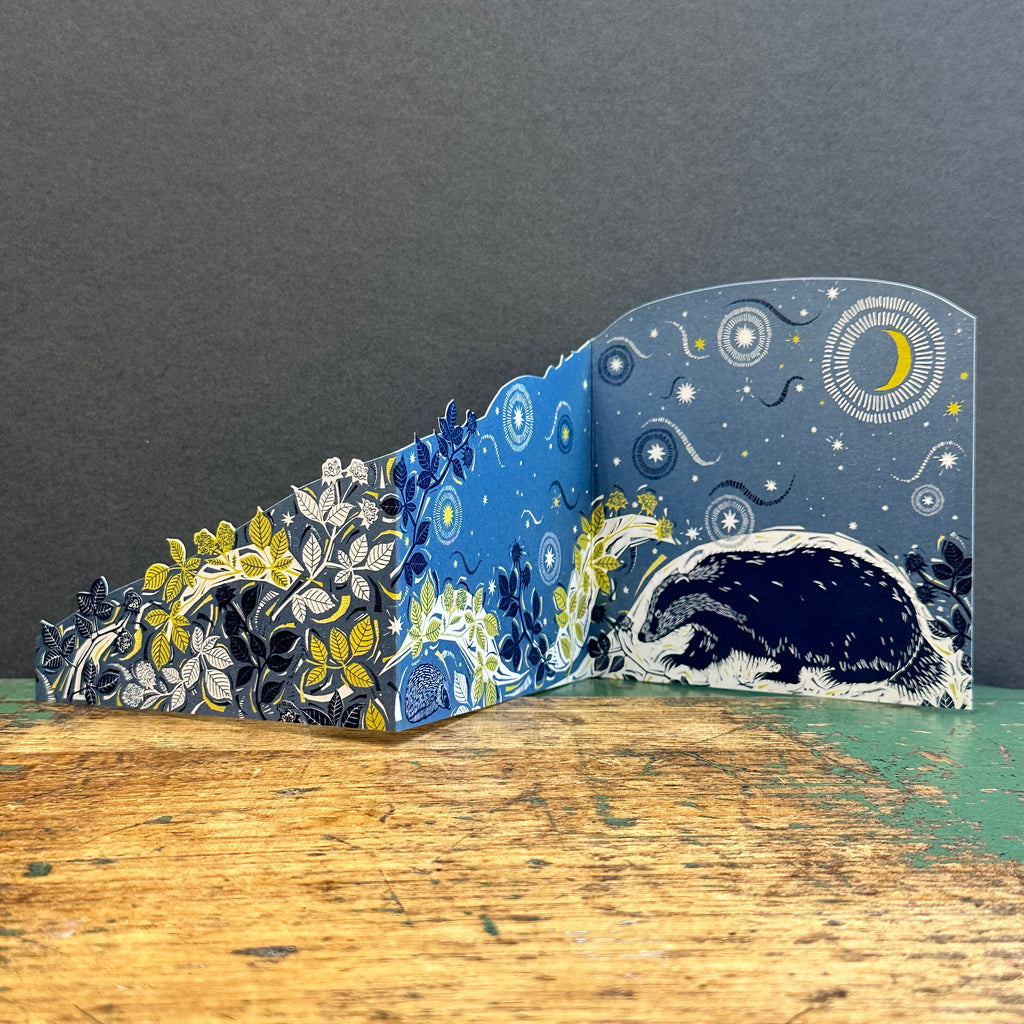 Concertina G/Card - Folded Forest - Amongst the Brambles