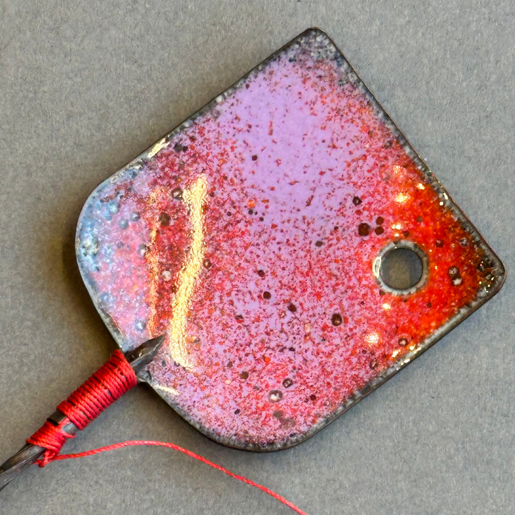 Decorative Enamel Spoon 'Thin Nail’