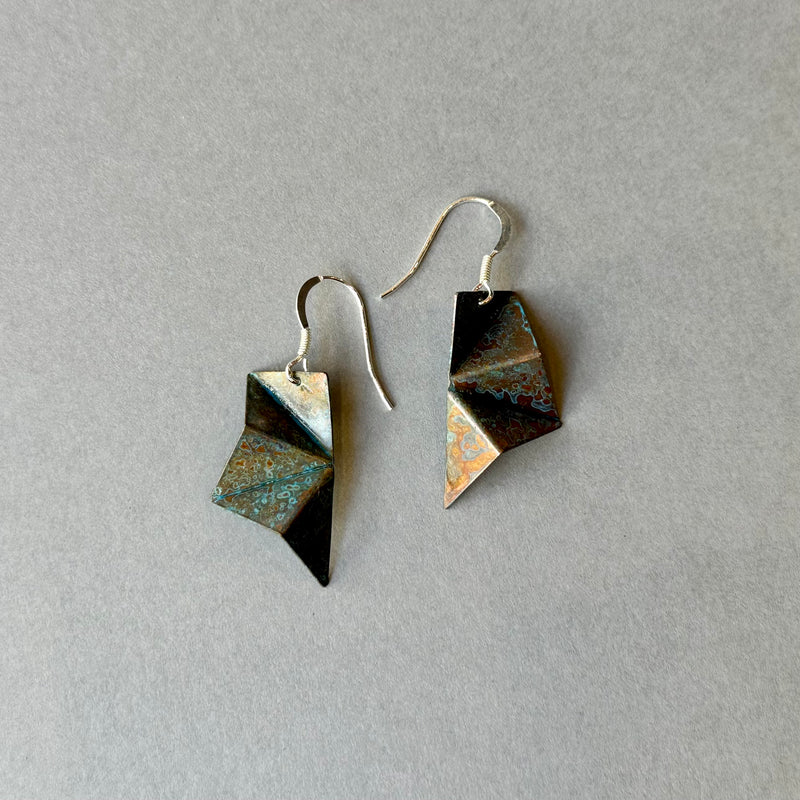 Origami Drop Earrings