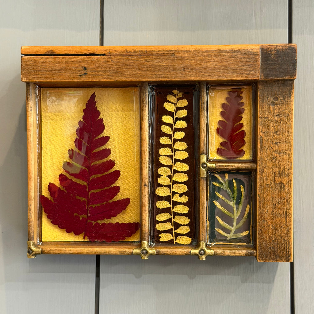 Mixed Media Garden Ferns #564