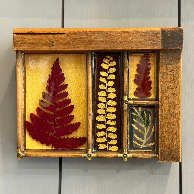 Mixed Media Garden Ferns #564