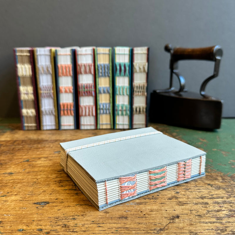 Exposed Spine Notebook [Small] - Sky Blue