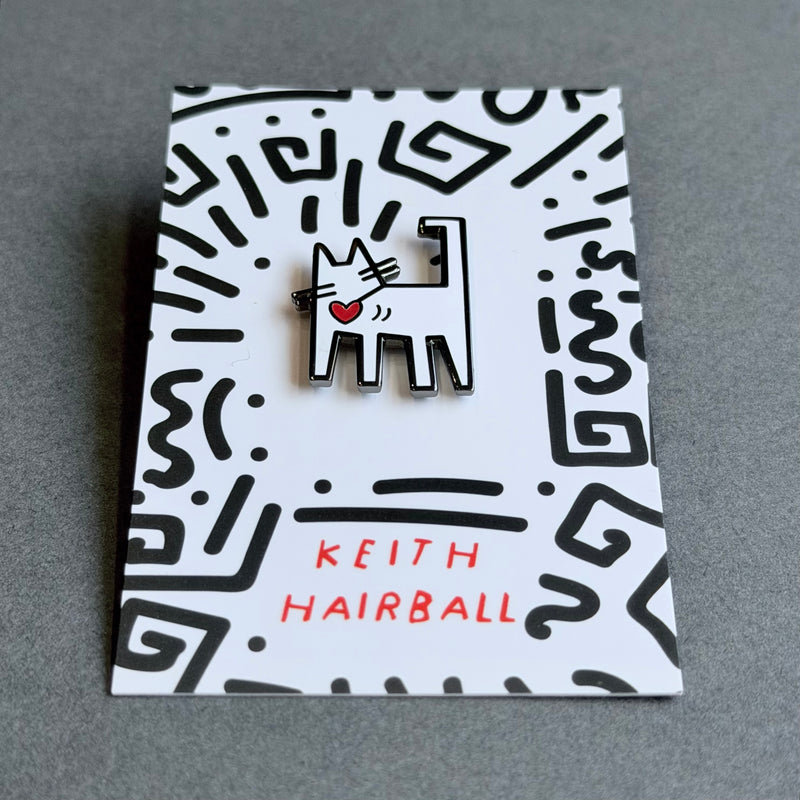 Enamel Cat Pin - Artist - Keith Hairball
