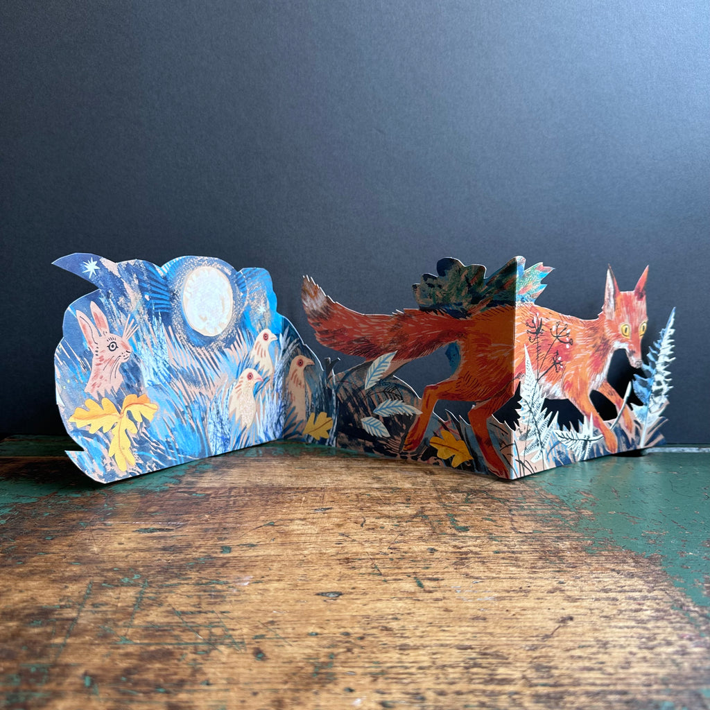 Tri Fold Card - Mark Hearld - Fox