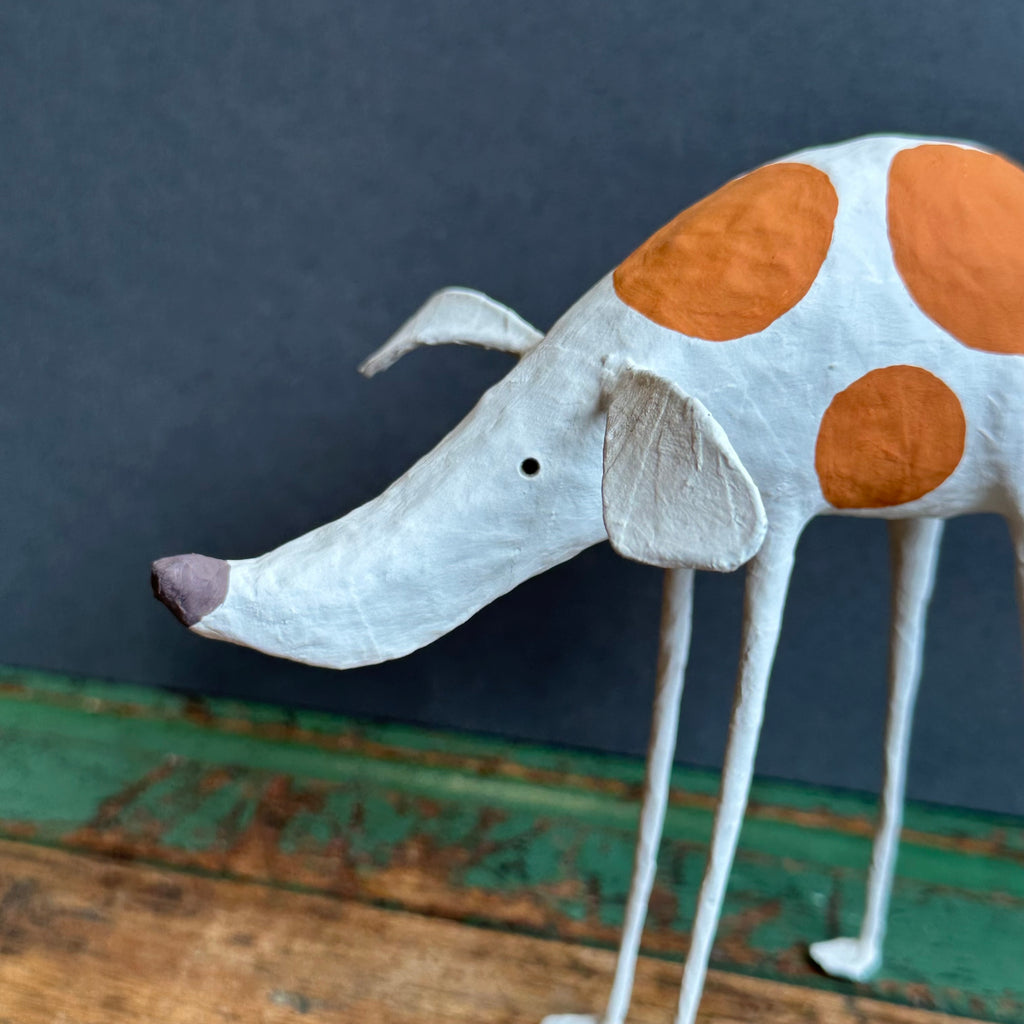 Paper Mache Sculpture ‘Queenie the Dog’