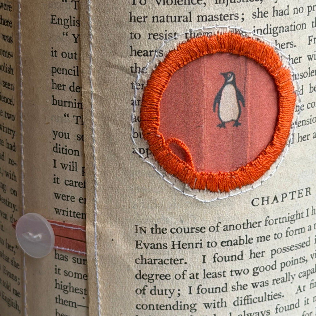 Stitched Paper Lantern - Penguin Orange - Brontë