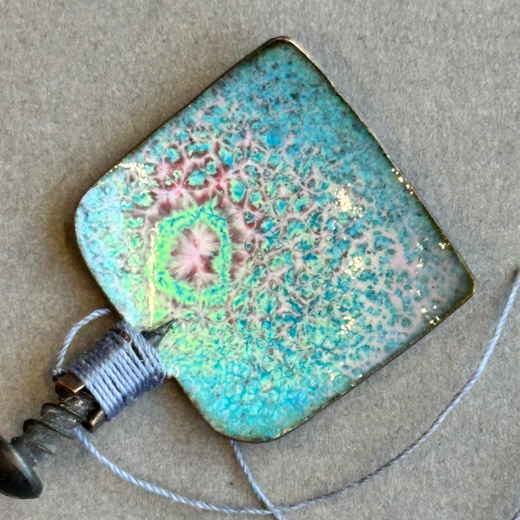 Decorative Enamel Spoon 'Tiny Screw’