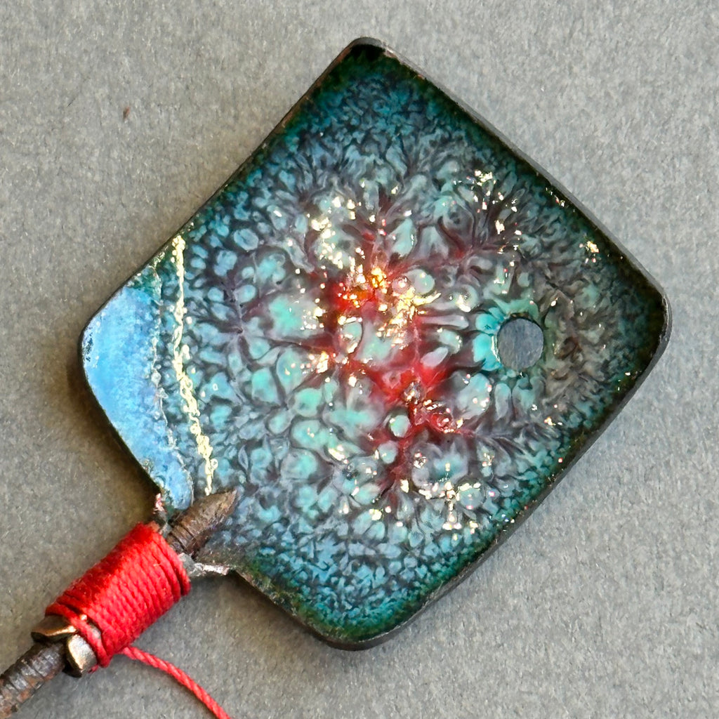 Decorative Enamel Spoon 'Tiny Nail’