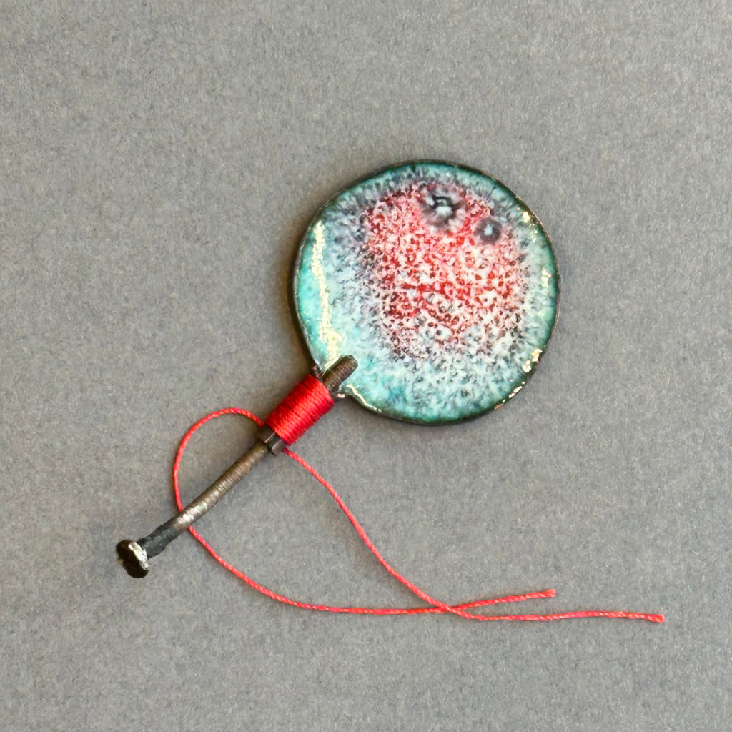 Decorative Enamel Spoon 'Tiny Nail’