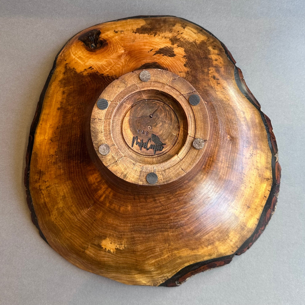 No.146 Large Footed Bowl - Walnut