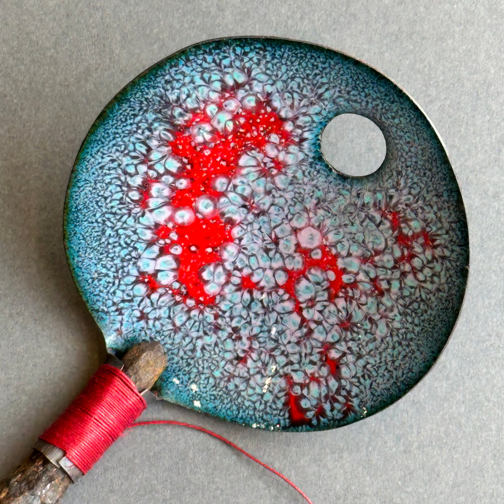 Decorative Enamel Spoon 'Big Chunky Old Nail’