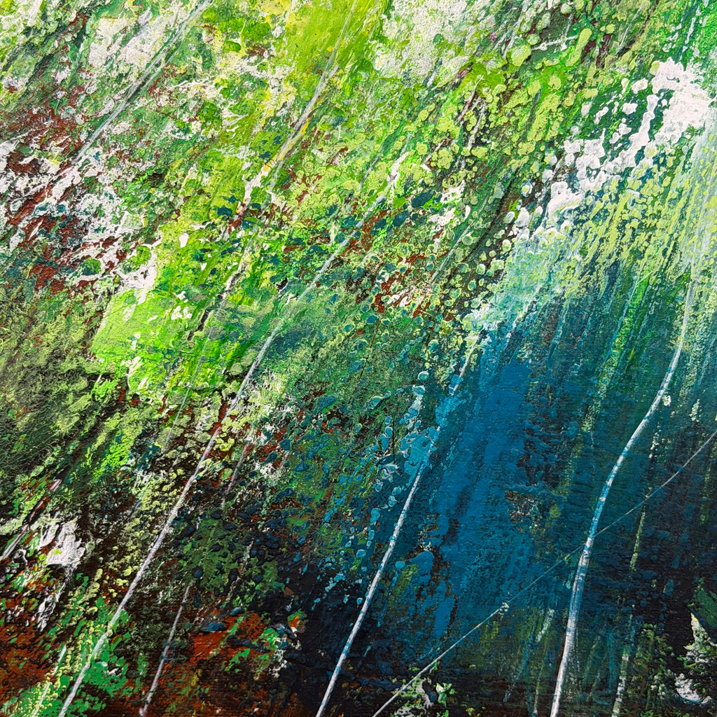 Painting 67.5 x 88cm - Framed - White Lane, Oakworth