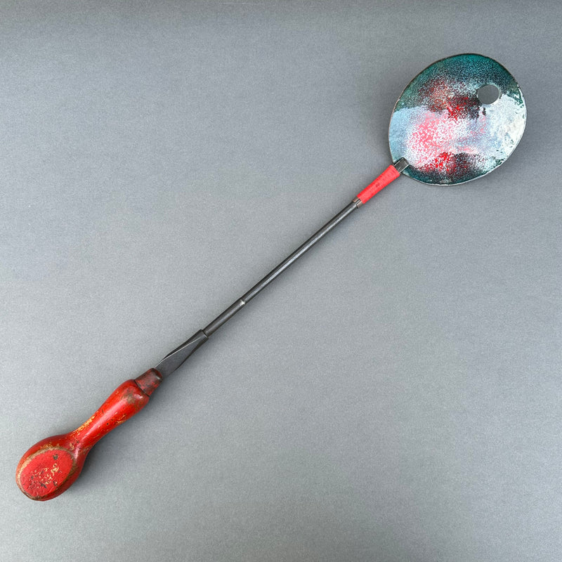 Decorative Enamel Spoon 'Large Red Screwdriver’