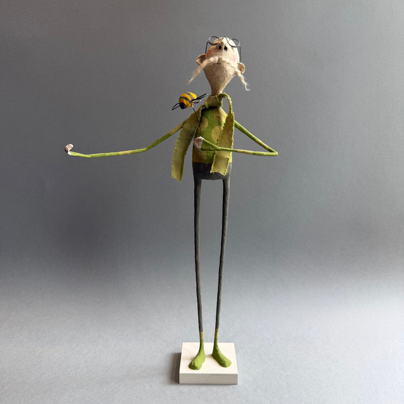 Paper Mache Sculpture ‘Percy the Beekeeper’
