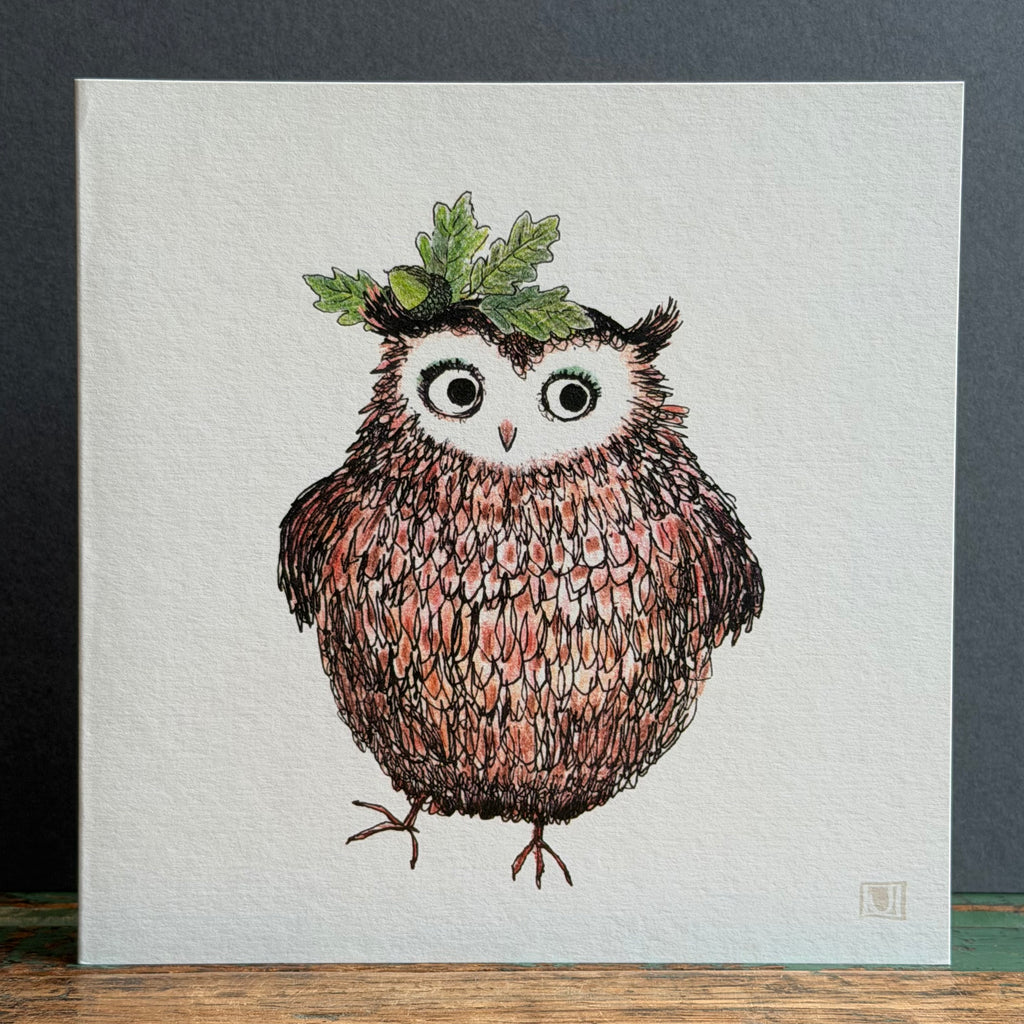 G/Card - Una Joy - Brown Owl Dancing