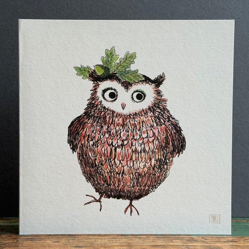 G/Card - Una Joy - Brown Owl Dancing