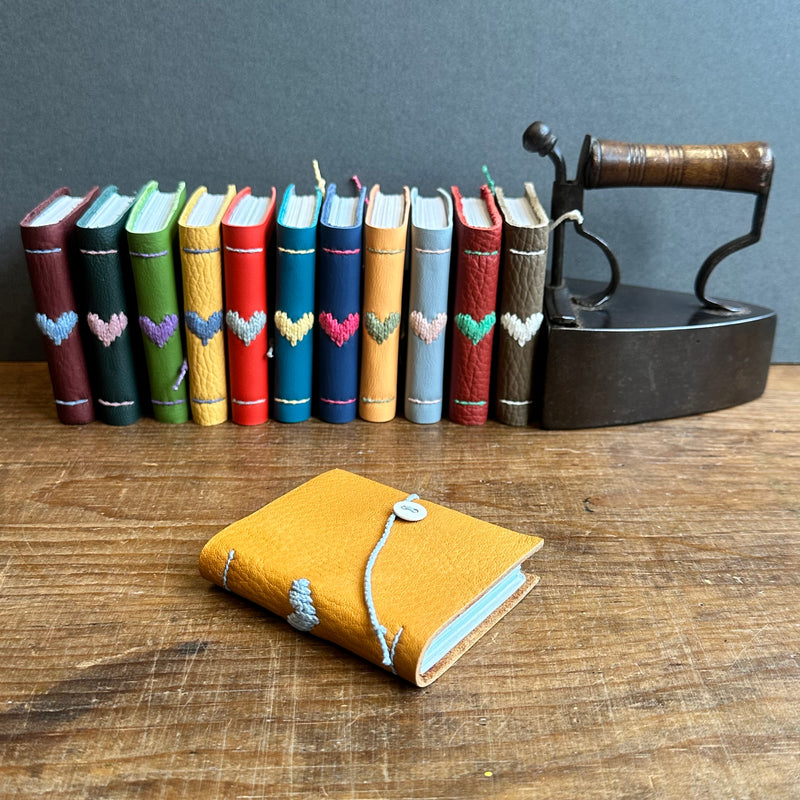 Darned Heart Notebook [Tiny] - Ochre