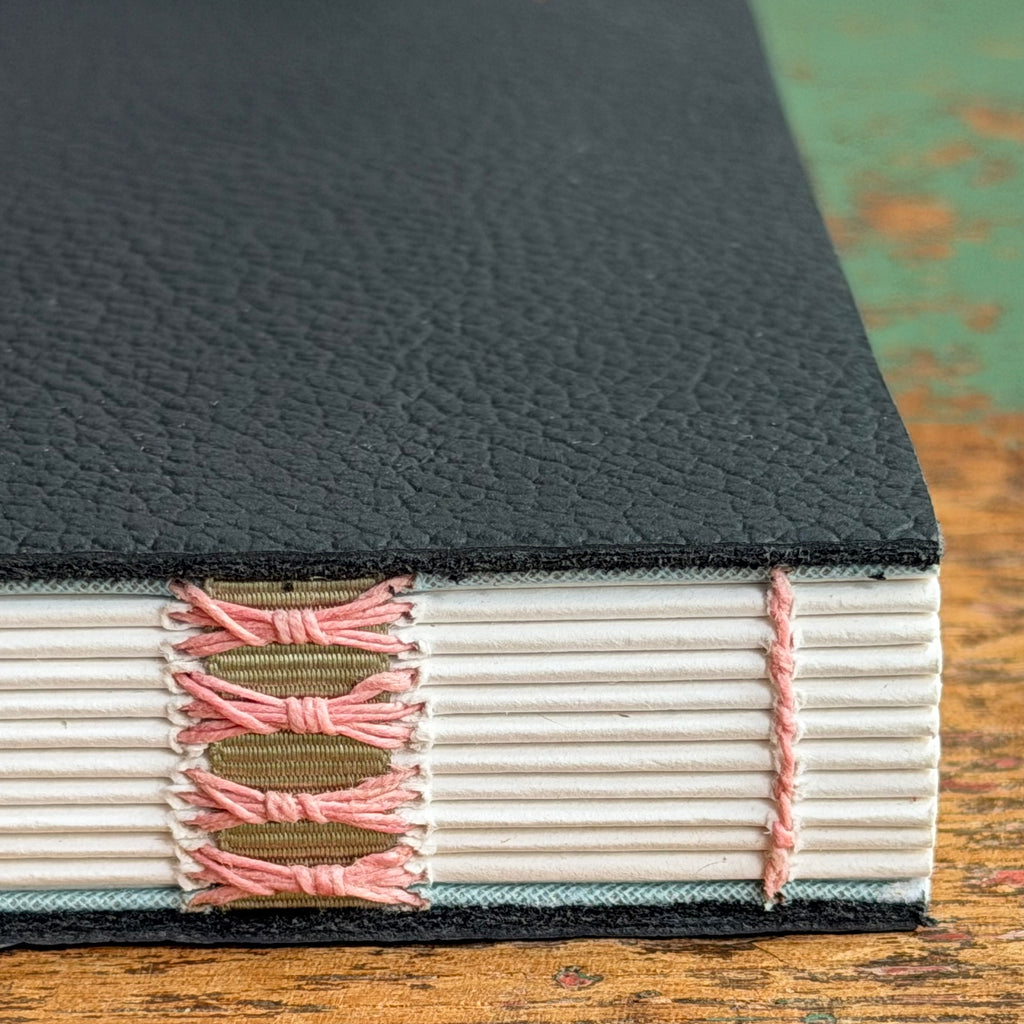 Exposed Spine Notebook [Large] - Charcoal