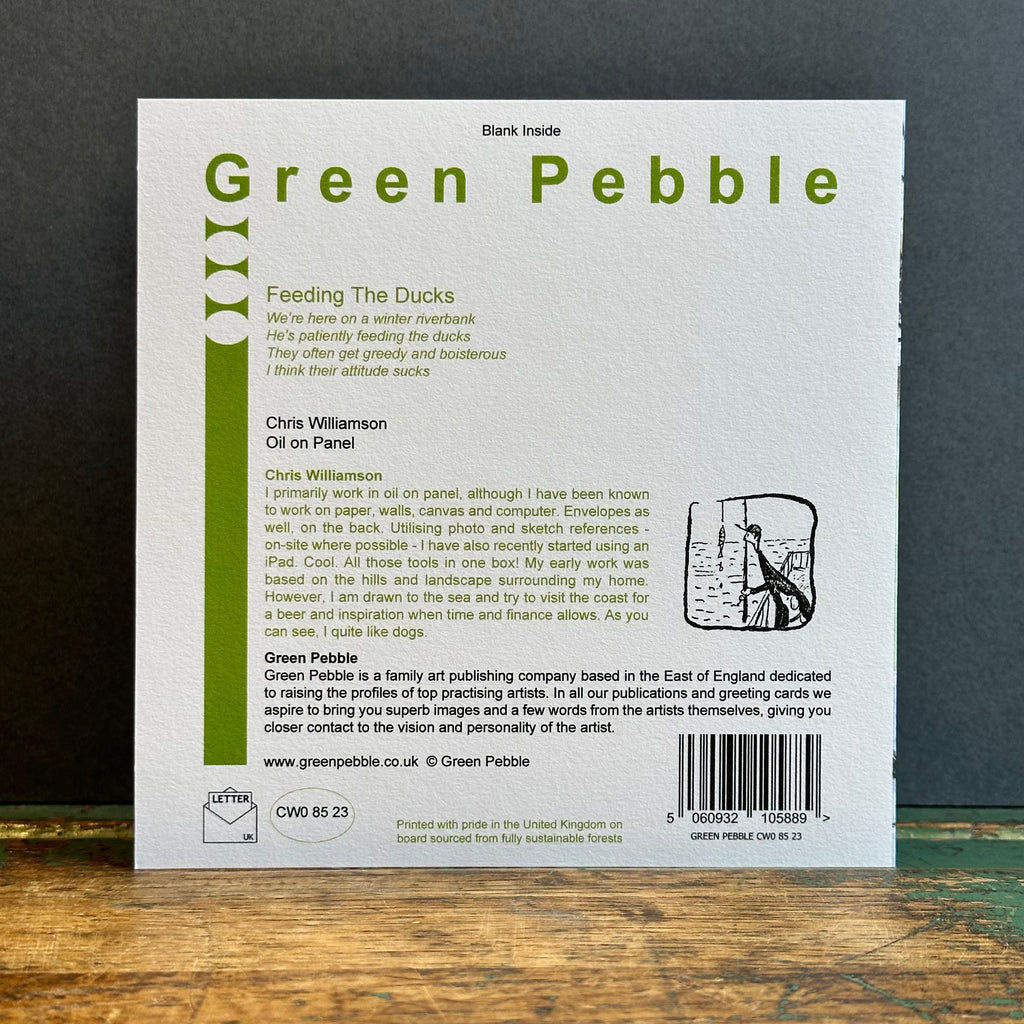 Green Pebble G/Card - Chris Williamson - Feeding the Ducks