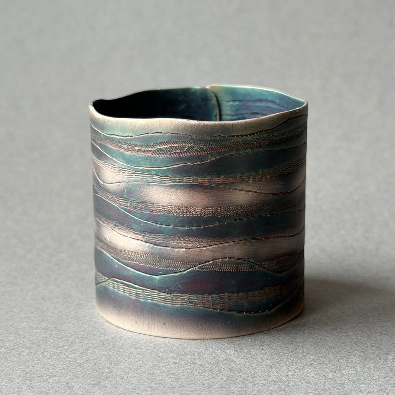 Pot - Small - Chased Silver Plate -  No15