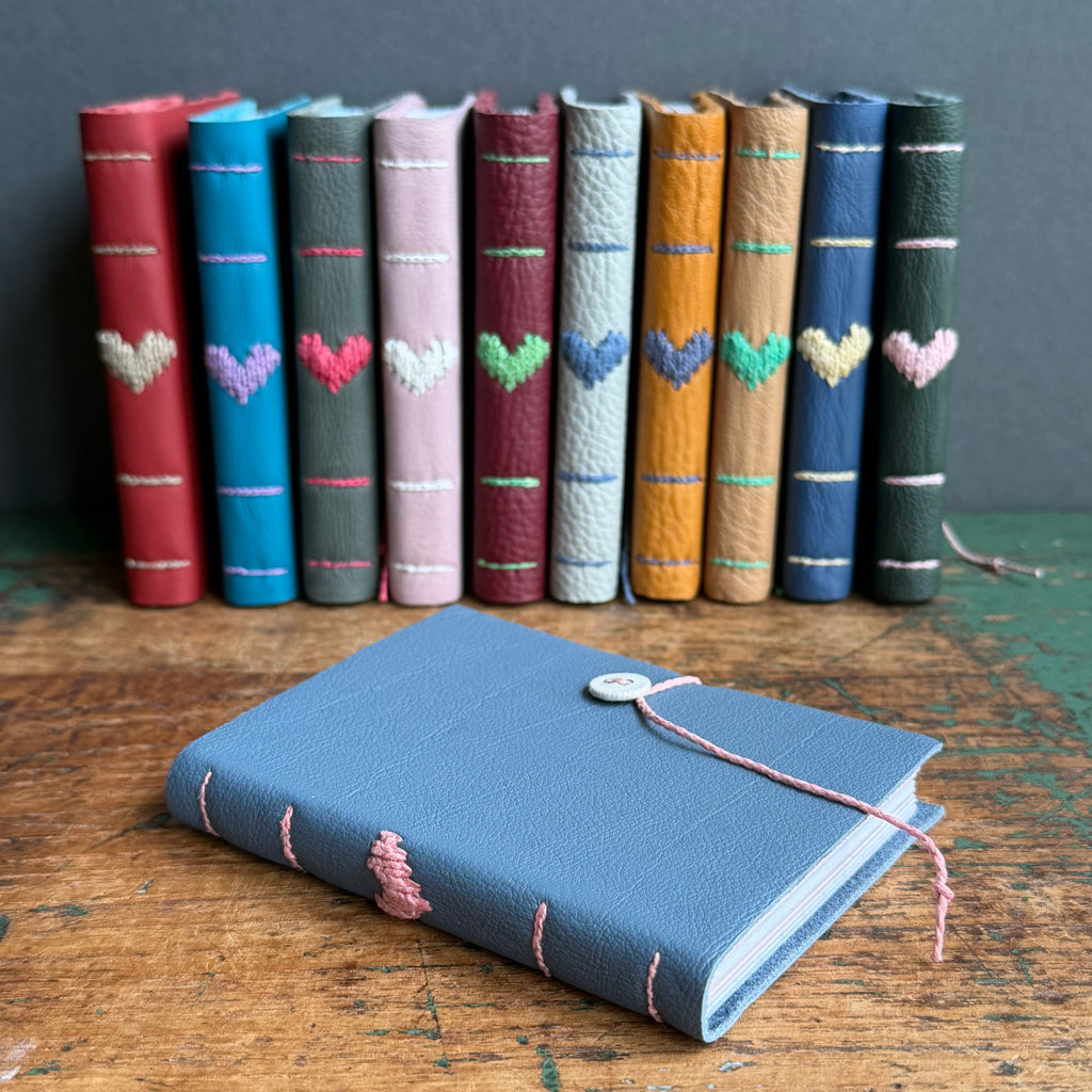 Darned Heart Notebook [Small] - Slate