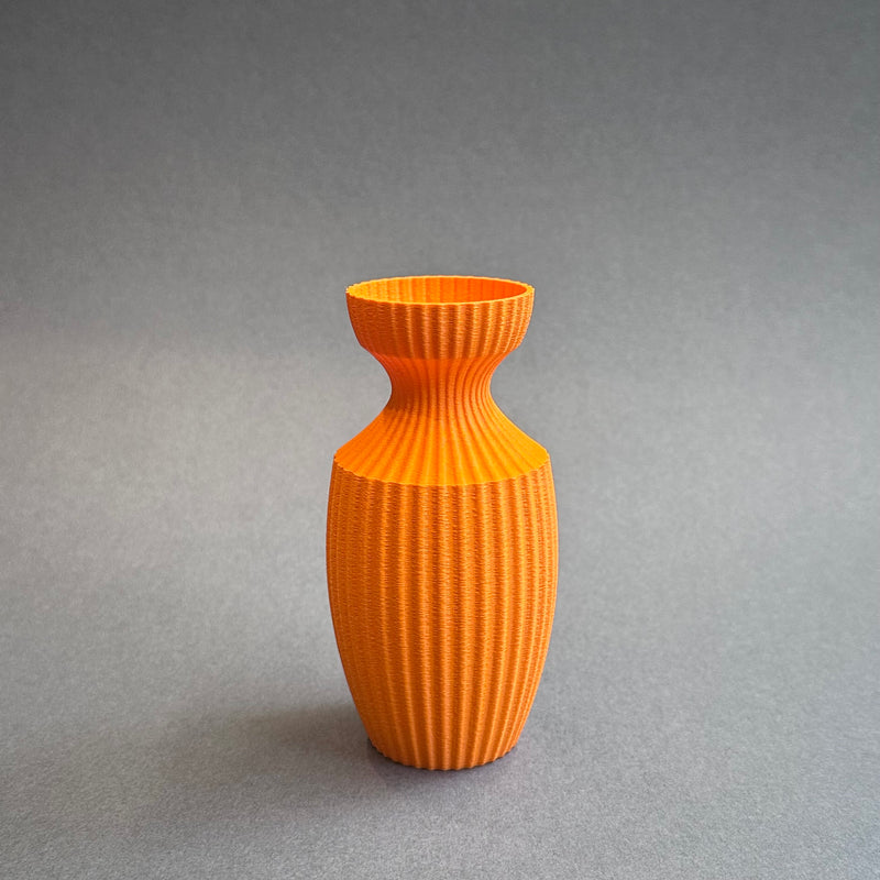 3D Printed Mini Vase - Tangerine [KT 55]