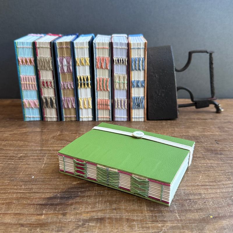 Recycled Leather Notebook [Small] Green