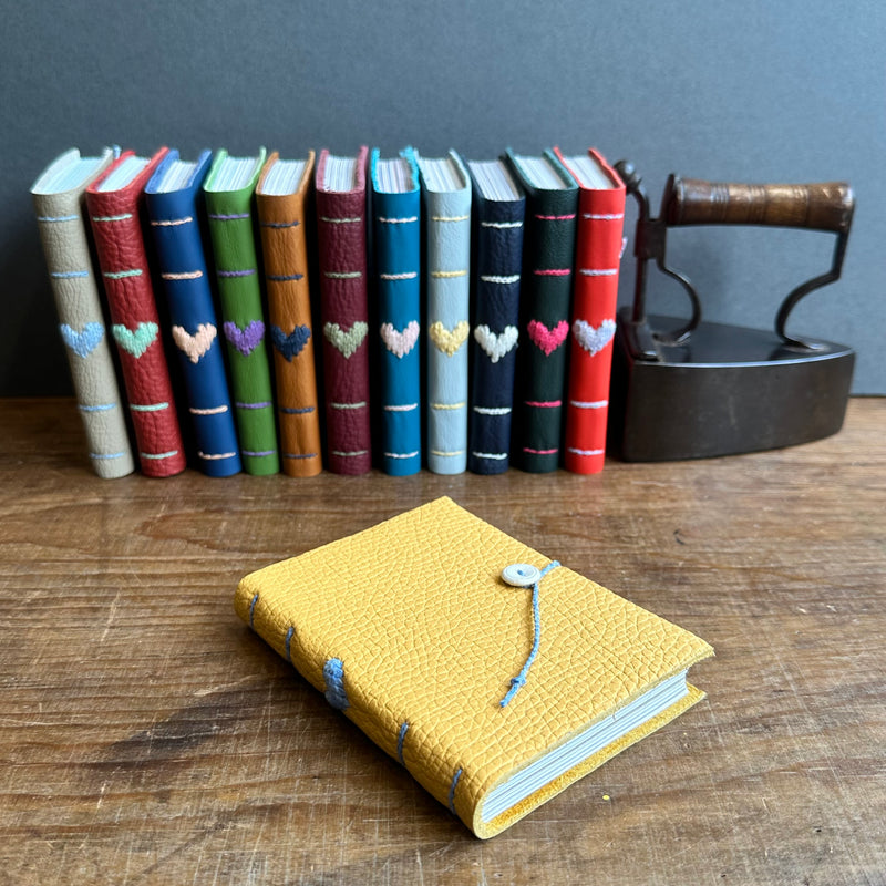 Darned Heart Notebook [Small] - Custard