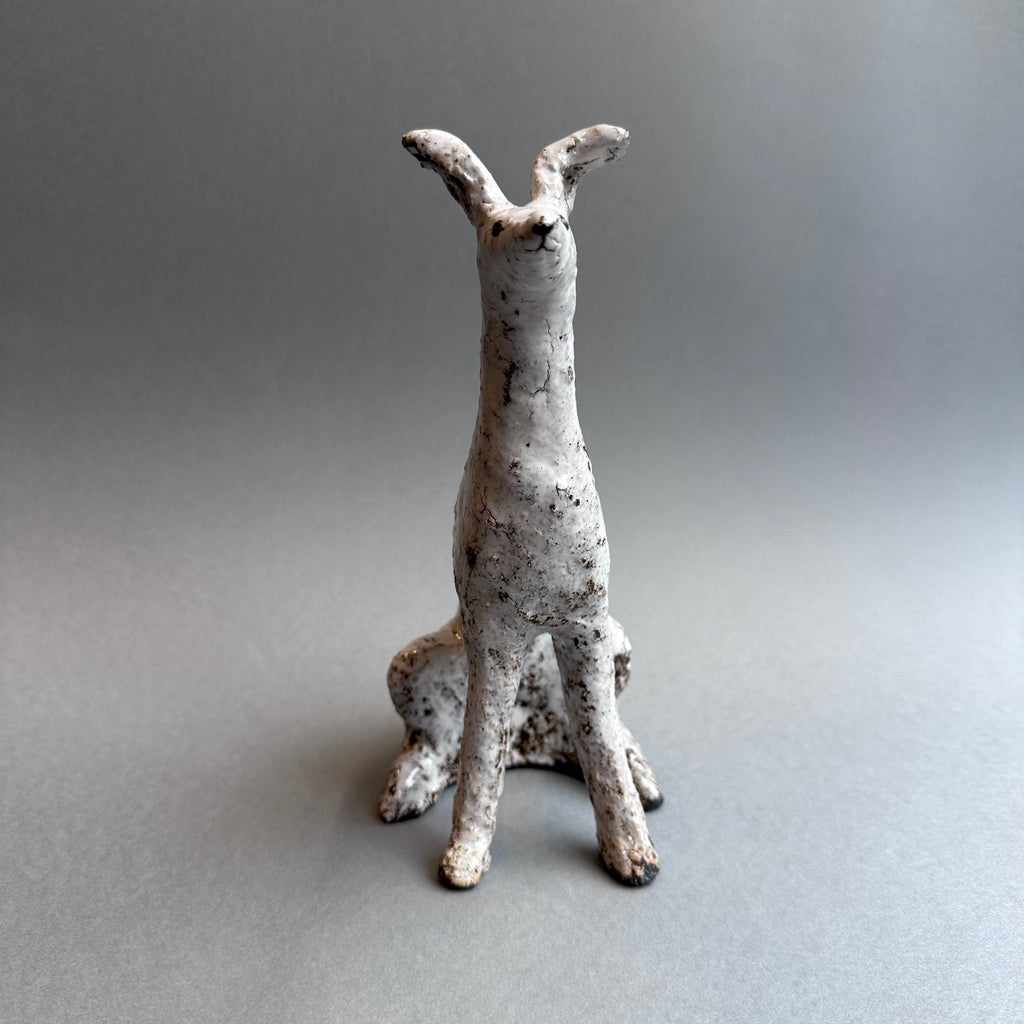 Stoneware Hound - Seated [large]