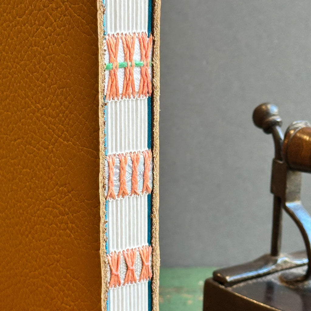 Exposed Spine Notebook [Large] - Paprika