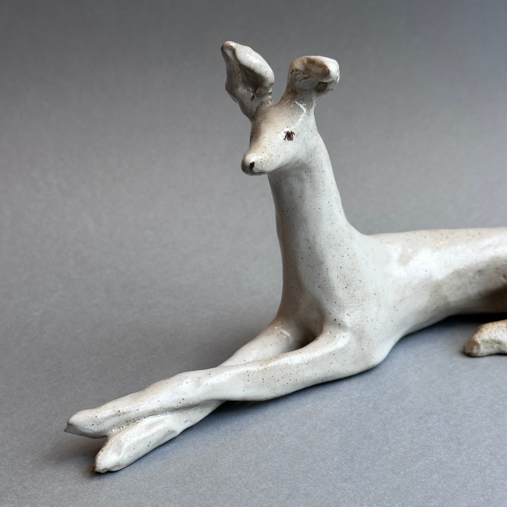 Stoneware Hound - Reclining [large]