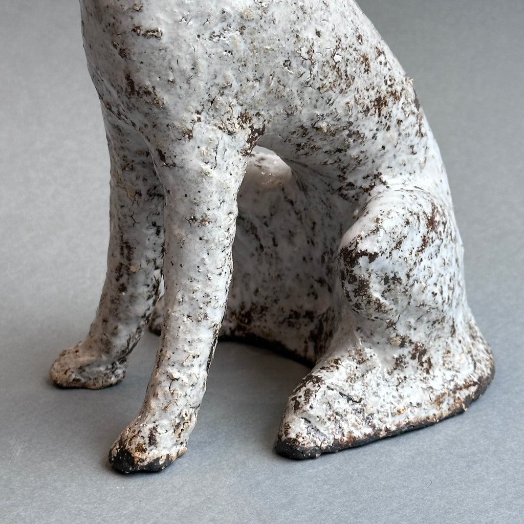 Stoneware Hound - Seated [large]